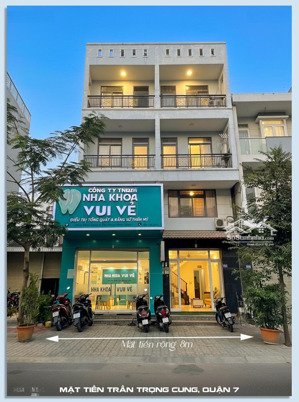 nhà mặt tiền 5 tầng rộng 8m, đ. trần trọng cung, thu nhập 720 triệu/năm.