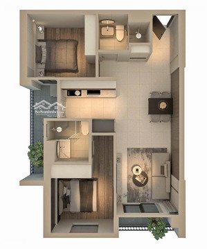 chính chủ cần bán cc 2pn 68m2| minh quốc plaza | giá 2.4 tỷ (bao hết thuế phí)