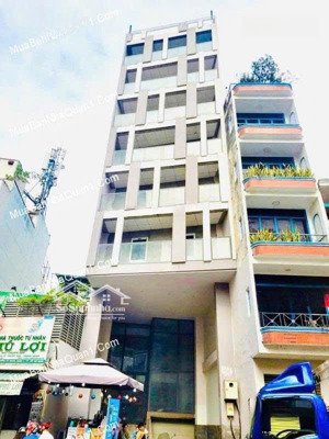 siêu vị trí. hđt 200tr tòa 7 tầng mt 9.5m nguyễn cửu vân, dài 21 cn 187m2. giá 48,4 tỷ. 5p qua q1