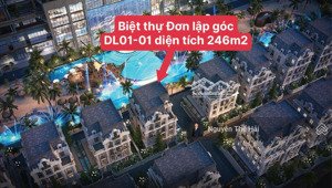 biệt thự đơn lập góc 246m2 view biển hồ, phân khu the river mansion, noble crystal tây hồ