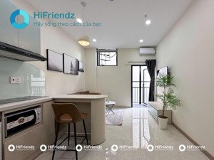 căn hộ 1 phòng ngủ ban công full nội thất gần sân bay