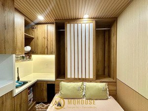 cho thuê chdv thiết kế kiểu nhật đầy đủ nội thất, thang máy kế bên công viên, nguyễn trãi,