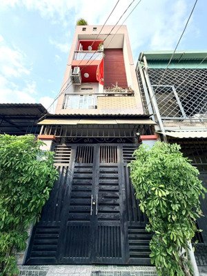 nhà 4 tằng - hoàn công - kdc hiện hữu - hẻm 4m an ninh - kế bên phường phú thuận - quận 7 - hơn 5 t