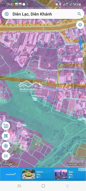 bán đất diên lạc, diên khánh, khánh hòa, giá rẻ, dt 161m2 ngang 10m (3 mặt tiền) giá chỉ 10triệu/m2