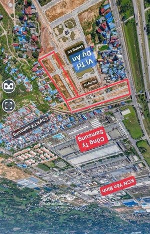 bán bđs khu đô thị yên bình xanh,cạnh nhà máy samsung,chân chung cư yên bình