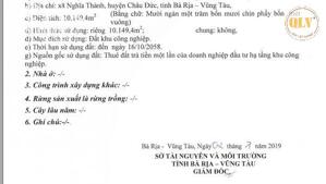 Bán 3 lô đất KCN Châu Đức, Nghĩa Thành, Bà Rịa - Vũng Tàu