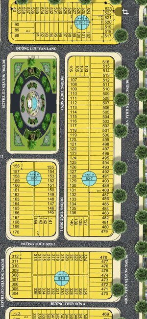 đất nền gần biển - đầu tư căn hộ. view hướng biển. đối diện nguyễn khắc viện. view công viên