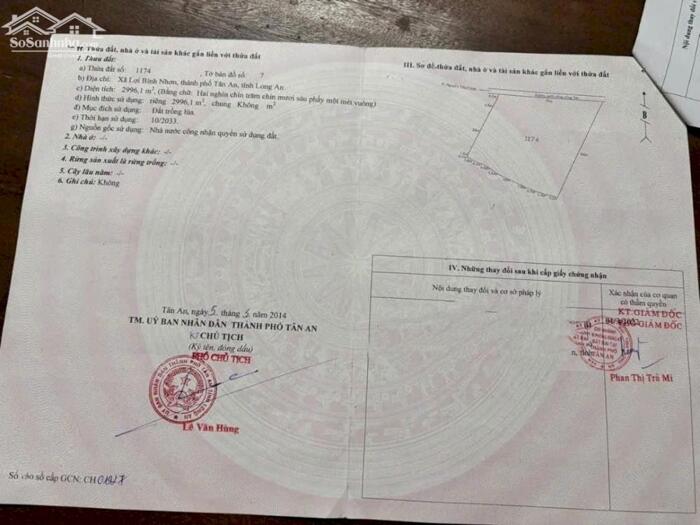 Hình ảnh 2,2 công đất xã Lợi Bình Nhơn, TP Tân An tỉnh Long An 5