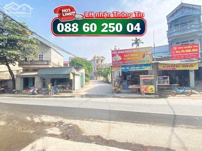 Hình ảnh Bán mảnh đât 93m² khu Tiên Trượng, Thị trấn Xuân Mai, Giá rẻ chỉ 2,xx tỷ. Đường Thông rộng 2 ô tô tránh nhau 1