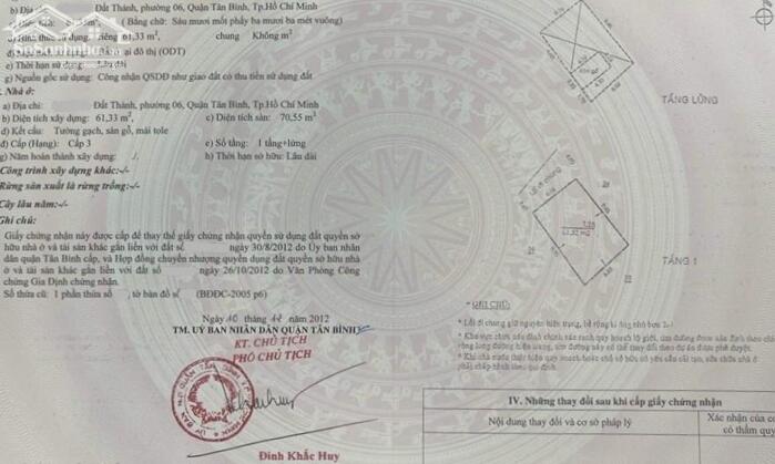 Hình ảnh 62m2 ĐẤT THÁNH, Ngang 6.5m nở hậu nhỉnh nhẹ 5 tỷ, pháp lý đẹp 0