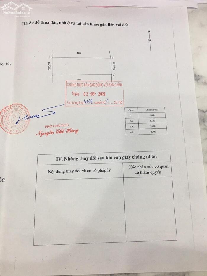 Hình ảnh Bán đất TMDV mặt Nguyễn tất thành - Tích sơn - Vĩnh yên. Đóng thuế 1 lần. 2