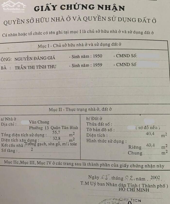 Hình ảnh HXH thông Văn Chung, 41m2, cho thuê 8 triệu/M, 4ty6 0