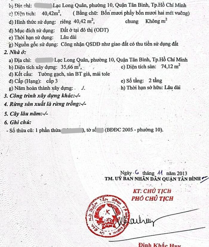 Hình ảnh 40m2 HXH THÔNG LẠC LONG QUÂN, HƠN 3 TỶ, mặt bằng KD 2