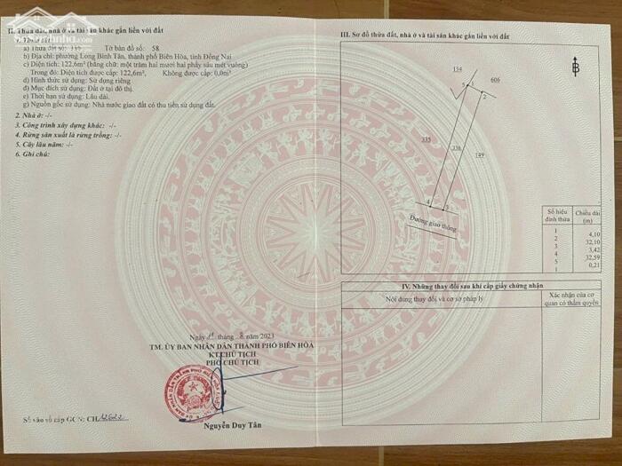 Hình ảnh Bán căn nhà cấp 4, 2 phòng ngủ, tại đường Nguyễn Văn Tỏ, Long Bình Tân 2