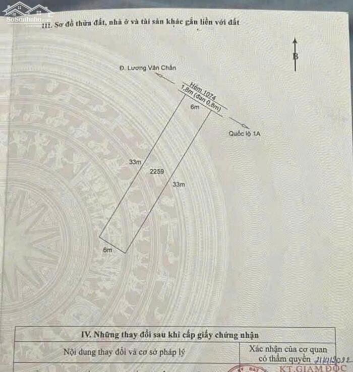 Hình ảnh 6×33 đất hẻm đường Lương Văn Chấn P Khánh Hậu TP Tân An 2