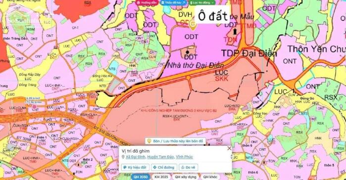 Hình ảnh Bán đất tdp Đại điền, tt Đại đình, Tam đảo. 2 lô liền nhau 0