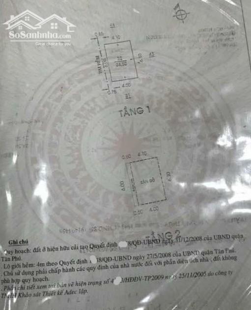 Hình ảnh 25m2 Lê Văn Phan, hẻm thông, 1/ gần mặt tiền, 2ty9 1