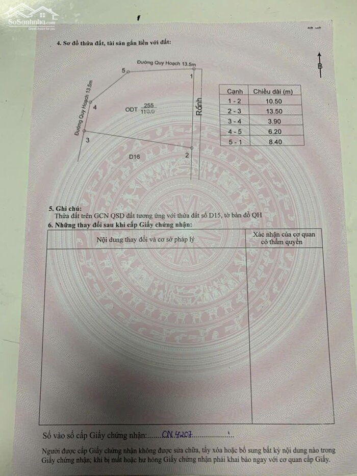 Hình ảnh Bán đất 2 mặt tiền đường Ngô kính thần, Hội hợp, Vĩnh yên. 5