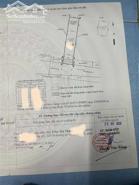 Hình ảnh CHỈ HƠN 5 TỶ VỚI DIỆN TÍCH 80M2 NGAY VÙNG LÕI Q12 2