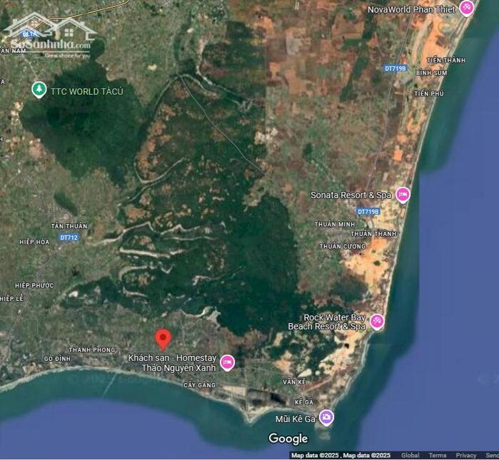 Hình ảnh Đất Ngộp mặt tiền 40m 719-Gần Kê Gà-Tân Thành-Lâm Đồng-DT 1.030m2,có 400m2TC 0