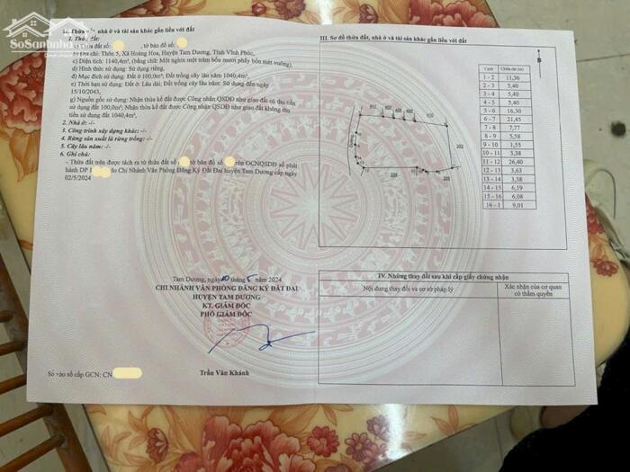 Hình ảnh Bán biệt thự nhà vườn tại xã Tam dương bắc, Phú thọ (thôn 5, Hoàng hoa, Tam đương cũ) 4