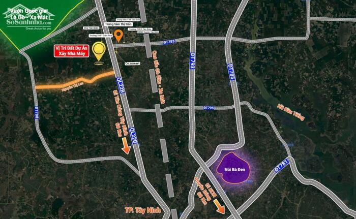Hình ảnh Bán đất 10ha Tây Ninh có 5.8ha SKC chỉ 31 tỷ 1