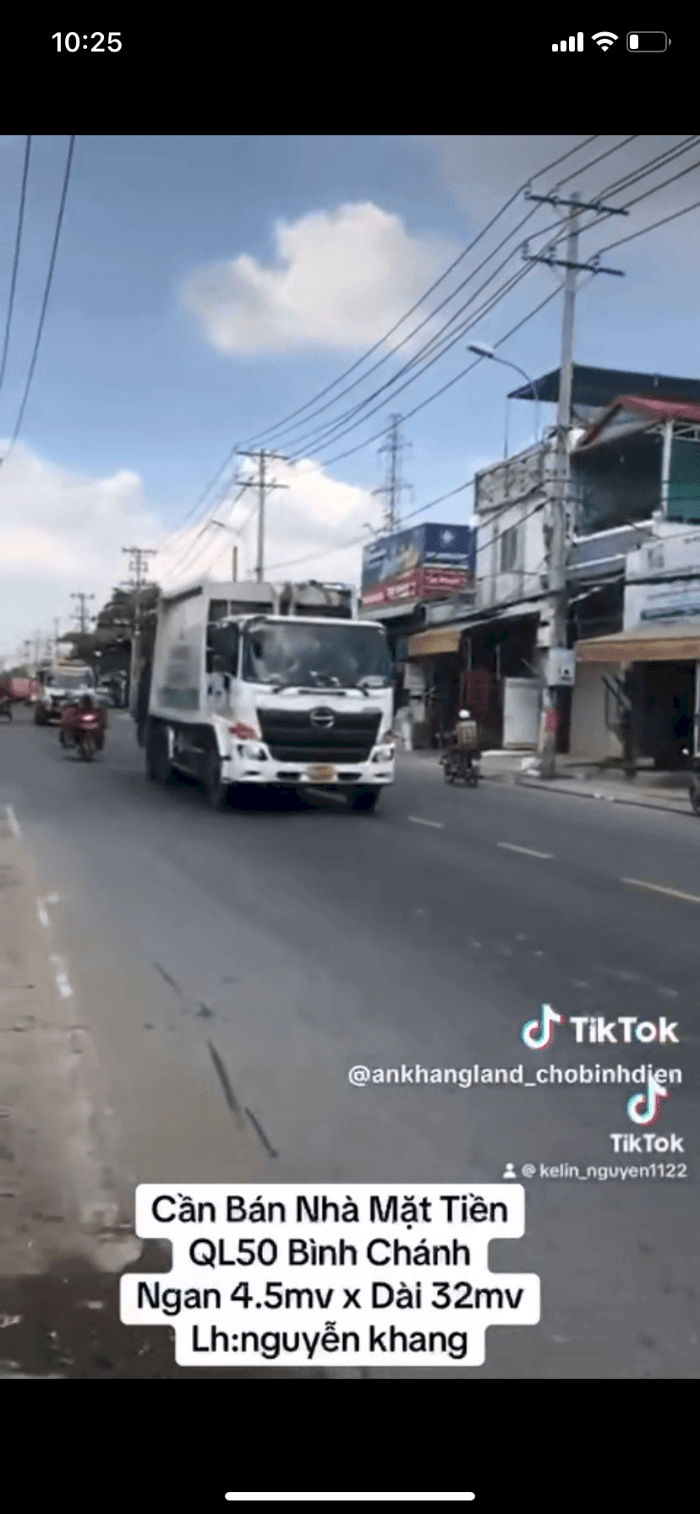 Hình ảnh Bán nhà 1 trệt 1 lầu mặt tiền quốc lộ 50 , Bình Chánh , 130 m2 , thu nhập 20 tr / th 2