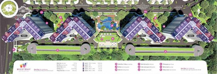 Hình ảnh Giá tốt - Bán 2 ngủ 1 vệ sinh , 50m2 sử dụng - chung cư Westbay , khu đô thị Ecopark 2