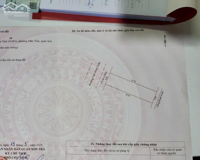 Hình ảnh Gia đình cần bán gấp lô đất mặt tiền 5m5 Trần Khát Chân , Phường Mân Thái , Quận Sơn Trà ⭐⭐⭐⭐ 2