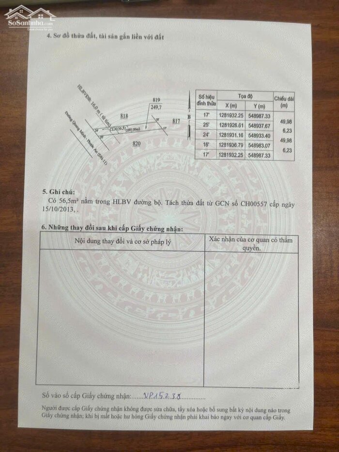 Hình ảnh Đất mặt tiền đường 32m ngay chợ trường UBND Quang Minh. 5