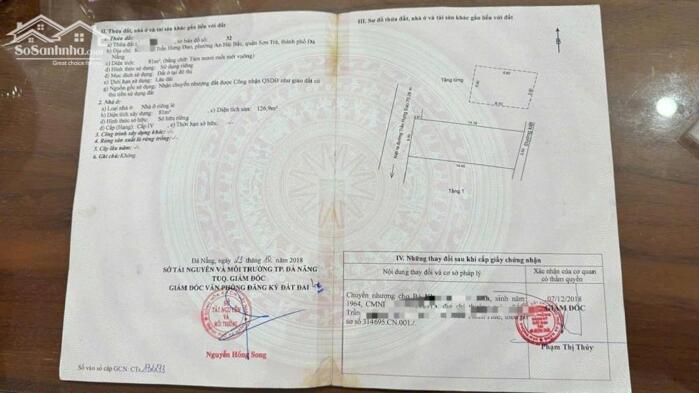 Hình ảnh Bán nhà cấp 4 kiệt Trần Hưng Đạo , Phường An Hải Bắc , Quận Sơn Trà , Đà Nẵng ( GẦN SÔNG HÀN ) ⭐⭐⭐ 2