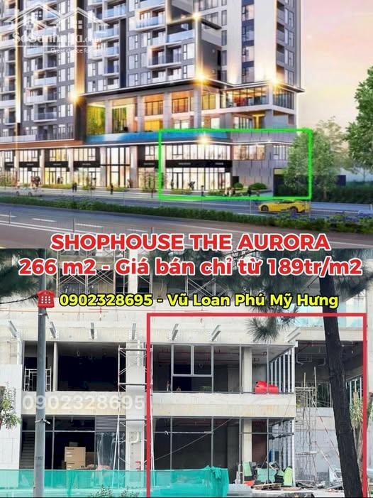 Hình ảnh BÁN CĂN GÓC SHOPHOUSE THE AURORA PHÚ MỸ HƯNG - MUA TRỰC TIẾP CĐT 0