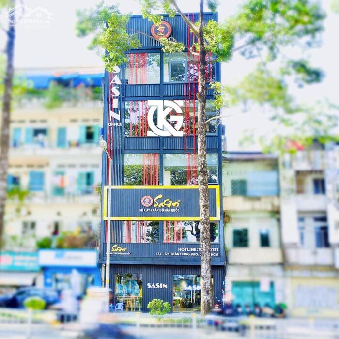 Hình ảnh [ Quận 1 ] Cho Thuê Nhà Mặt Tiền: 172-174 Trần Hưng Đạo - 8x23m NH: 55m 0