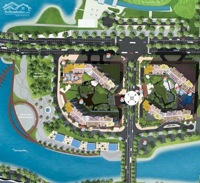 Hình ảnh Bán 2 ngủ 2 vệ sinh, toà Lake1 , view Golf - Chung cư Aquabay , KĐT Ecopark 3