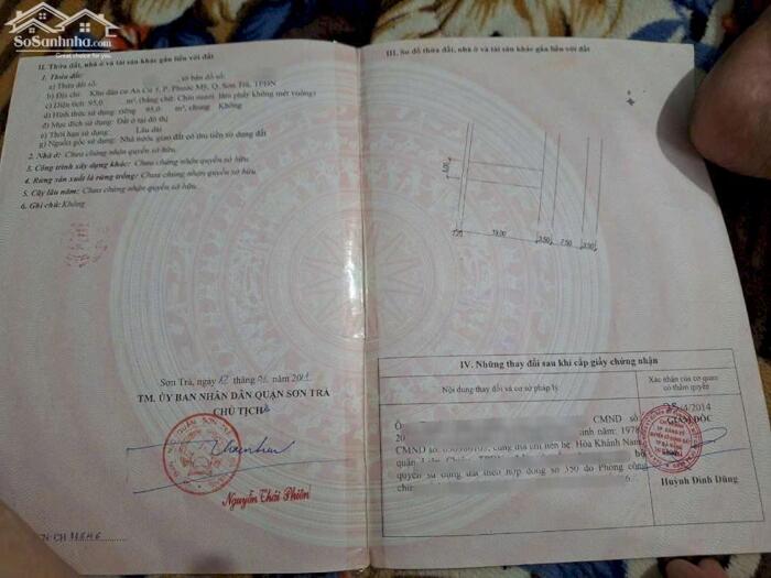 Hình ảnh Tôi cần bán lô đất mặt tiền đường 7m5 Phạm Vấn , Phường Phước Mỹ , Quận Sơn Trà , Đà Nẵng ⭐⭐⭐ 1