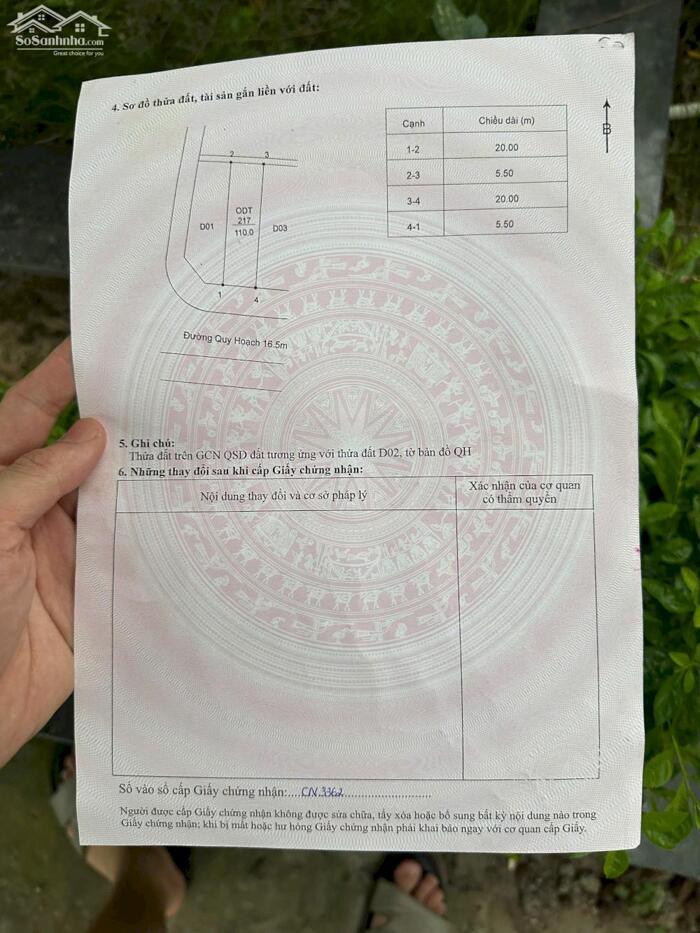 Hình ảnh Bán đất mặt đường rộng 16,5m tại Mạc Đĩnh Chi, Hội Hợp, Vĩnh Yên, Vĩnh Phúc. 2