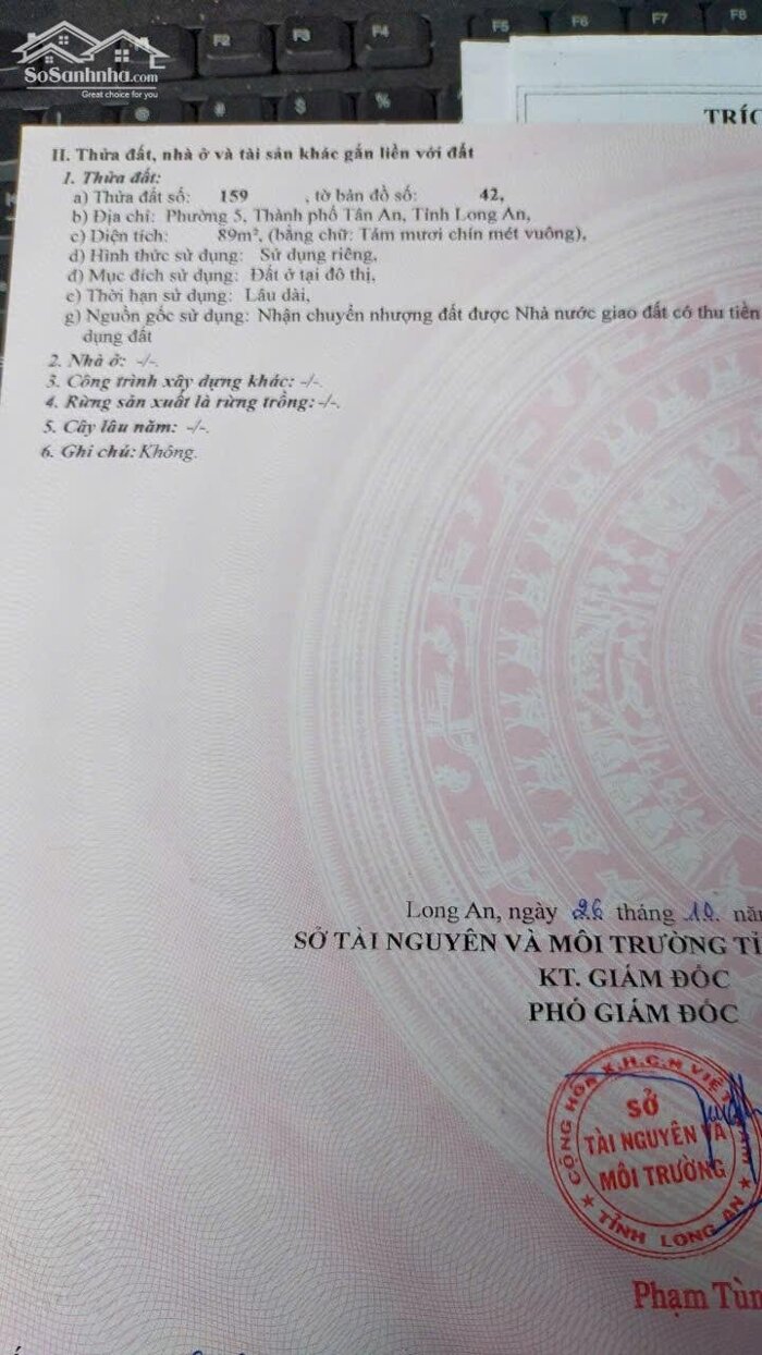 Hình ảnh Đất hẻm 82 đường Lê Văn Khuyên P5 TP Tân An 3