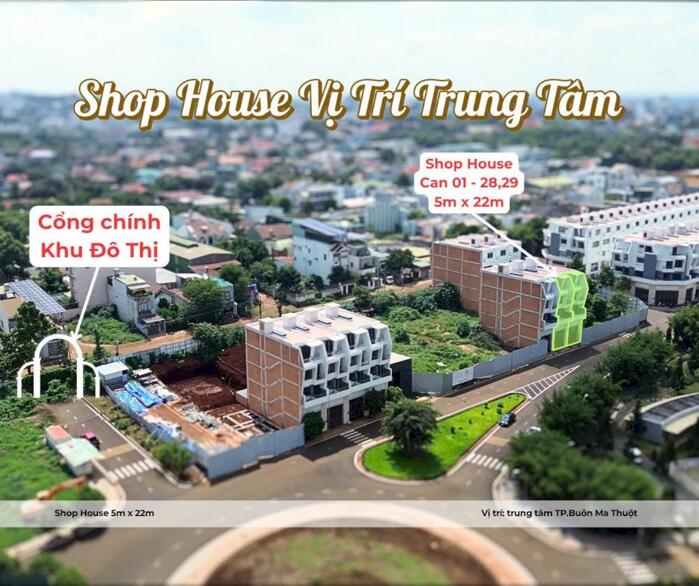 Hình ảnh shophouse view đẹp dự án Trung Nguyên ck 15% + kim cương 0