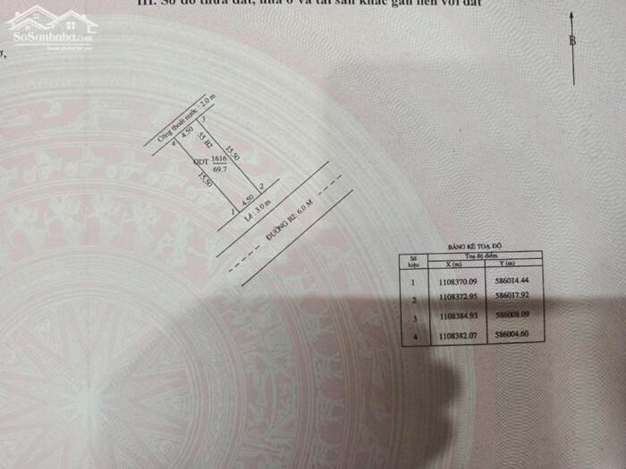 Hình ảnh 4,1 tỷ - BÁN NỀN ĐƯỜNG B2 KDC HƯNG PHÚ 1, P. CÁI RĂNG, CẦN THƠ - Sau lưng Chung Cư HƯNG PHÚ 4