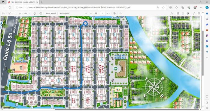 Hình ảnh Đất nền giá rẻ 64m2 kdc Tân Lân Residence bán xả lỗ 720tr 5