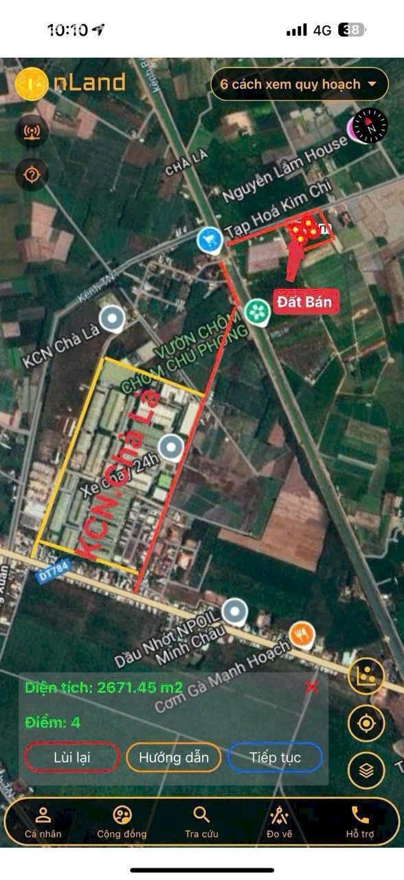 Hình ảnh Chà Là-DMC-Tây Ninh giá rẻ chỉ 279tr/lô full thổ 120m2 kdc đông oto tới đất 3