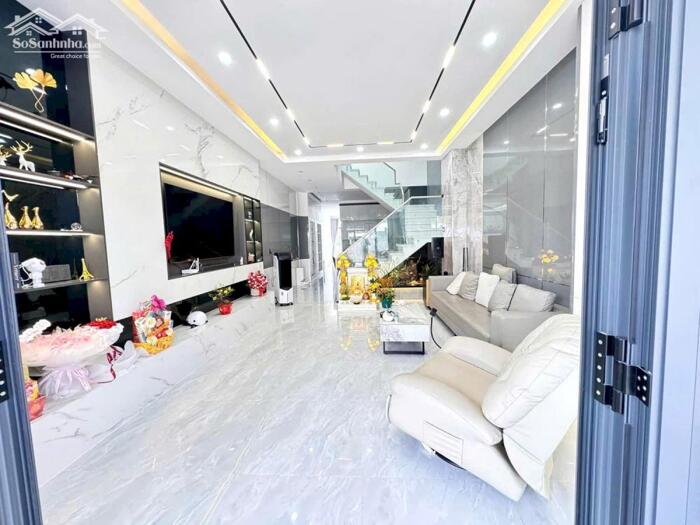 Hình ảnh Nhà Mới Xây Một Trệt Một Lầu Sổ Hồng Riêng Thổ Cư Đường Nhựa 2 Ô tô Gần Cầu Hóa An 2