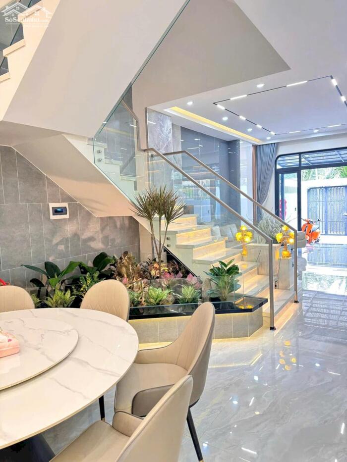 Hình ảnh Nhà Mới Xây Một Trệt Một Lầu Sổ Hồng Riêng Thổ Cư Đường Nhựa 2 Ô tô Gần Cầu Hóa An 3