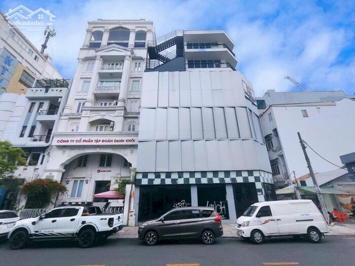 Hình ảnh VIP - TÒA NHÀ GÓC 2MT SỐ 1 TRẦN NHẬT DUẬT, QUẬN 1 - 8M X 16M 8 TẦNG - THANG MÁY, PCCC 2