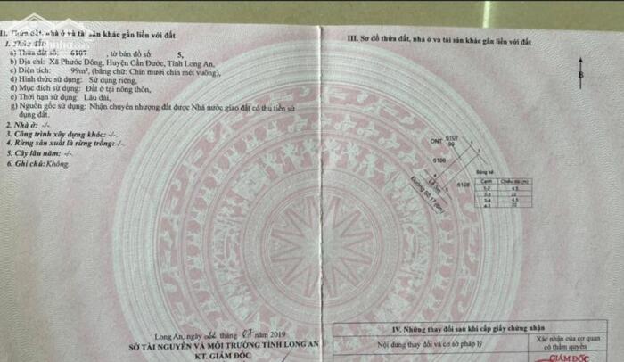 Hình ảnh Đất nền giá rẻ cần bán gấp 99m2 kdc Phước Đông xả lỗ 930tr 4