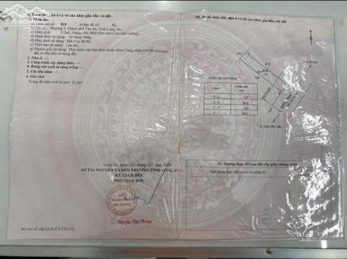 Hình ảnh Đất Mt Nguyễn Văn Siêu P5 TP Tân An 3