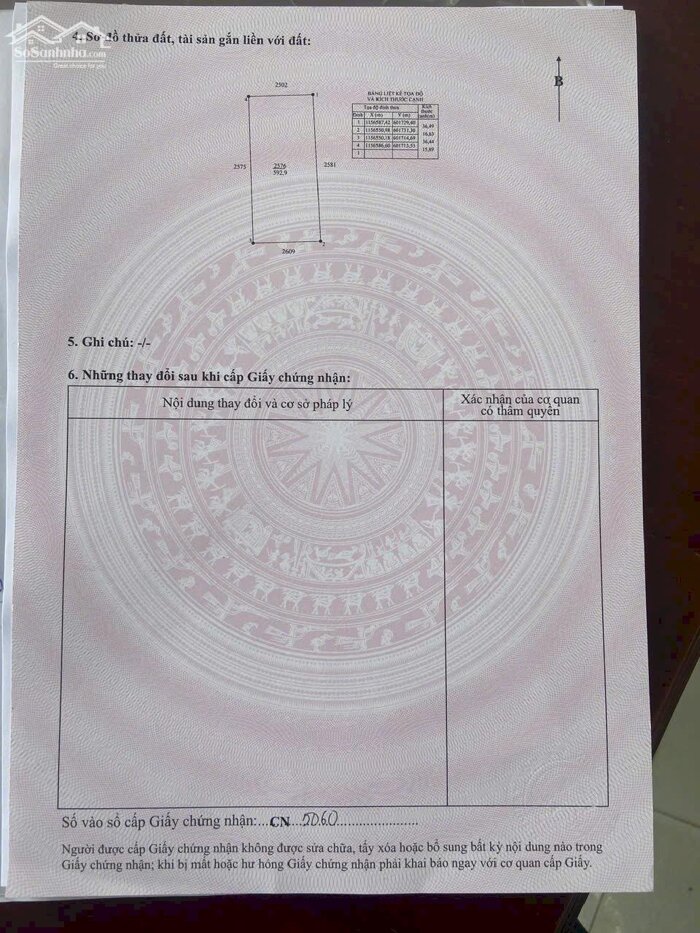 Hình ảnh Đất lúa 600m2 xã Long Hựu phù hợp khách tài chính thấp 190tr trọn sổ 3