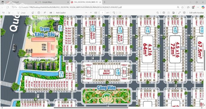 Hình ảnh Bán gấp 2 nền liền kề 64m2 kdc Tân Lân Residence giá tháo lỗ 650tr/nền 3