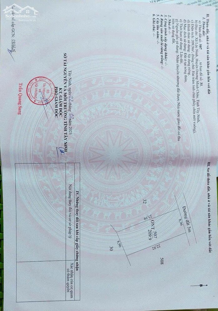 Hình ảnh Bán gấp Lộc Ninh- DMC 9*22m gồm nhà chi 598t bao sổ 4