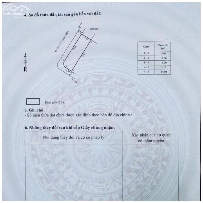 Hình ảnh CẦN BÁN ĐẤT LÔ GÓC 2MT KHU HOÀNG VĂN THỤ ( GẦN CTY SỮA ) - LH: 0944.07.0044 0